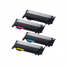 4PK New Compatible Color Toner Cartridge Combo Set  for Samsung CLT-K406s, CLT-M406s,CLT-Y406s,CLT-C406S 