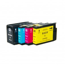 4PK 932XL,933XL  Compatible Ink Cartridges for HP 932XL/933XL  932XLBK & 933XL C/M/Y With Chip