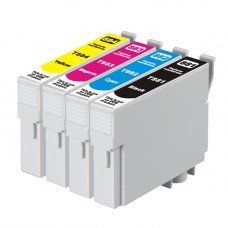 4PK Remanufactured Ink Cartridge for Epson T088  Ink Cartridges Value Pack (K,C,M,Y)