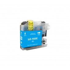 LC103C XL New Compatible Cyan Ink Cartridge High Yield for Brother LC-103XL