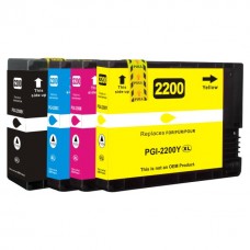 4PK (K,C,M,Y) New Compatible Pigment Ink PGI2200XL for Canon PGI-2200XL MB5020 MB5120 MB5320 iB4020 iB4120 PGI2200