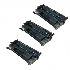 3Packs CF226X Compatible Toner Cartridges for HP 26X  