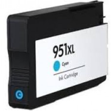 HP 951XL Remanufactured New Compatible Cyan Ink Cartridge High Yield  