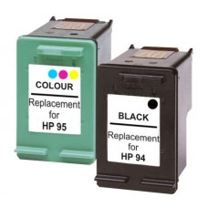 HP 94 (C8765W) 95(C8766W) Remanufactured Ink Cartridges Combo Value Pack 