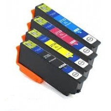 4 Pack BK/C/M/Y Remanufactured Ink Cartridges (High Yield)  for Epson T273XL 