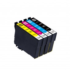 4 Ink Remanufactured  Ink Cartridge Combo High Yield BK/C/M/Y for Epson T288XL