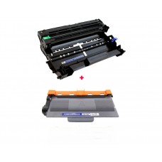 TN750 & DR720 2PK Toner Cartridges & Drum unit for Brother Printer