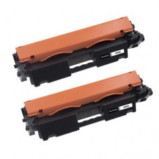 2 packs CF230X Compatible Black Toner Cartridge High Yield With Chip for HP 30X CF230X 