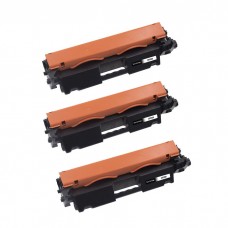 3 packs CF230X Compatible Black Toner Cartridge High Yield With Chip for HP 30X CF230X    