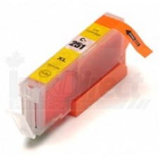 CRG CLI-251Y Compatible & Remanufactured Yellow Ink Cartridge with chip for Canon CLI-251Y