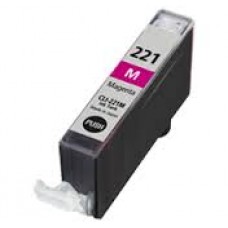 CRG CLI-221M Compatible & Remanufactured Magenta Ink Cartridge with chip for Canon CLI-221M